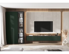 Норд Тумба навесная 800 Изумрудный Кромка Графит, Графит