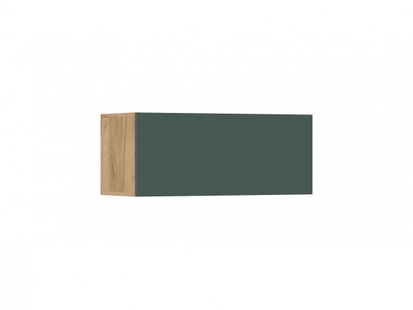 Норд Тумба навесная 800 Изумрудный Кромка Изумруд, Дуб Крафт