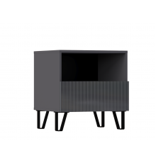 Оливия Тумбы 1 ящик Графит глянец, Графит