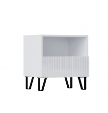 Оливия Тумбы 1 ящик Белый глянец, Белый