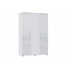 Оливия Шкаф 3-створчатый Белый глянец, Белый