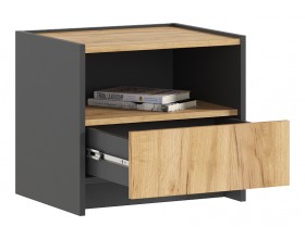 Спальня Остин компоновка 1 Дуб крафт, Графит