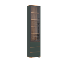 Модульная система Норд компоновка 1 Изумрудный Кромка Изумруд, Дуб Крафт