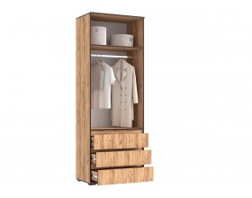 Модульная система Норд компоновка 1 Дуб Крафт, Дуб Крафт Кромка Венге