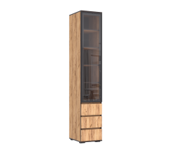 Модульная система Норд компоновка 1 Дуб Крафт, Дуб Крафт Кромка Венге