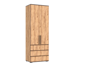 Модульная система Норд компоновка 1 Дуб Крафт, Дуб Крафт Кромка Венге