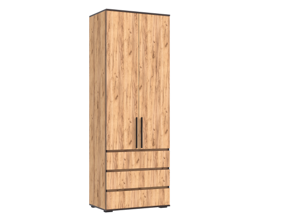 Модульная система Норд компоновка 1 Дуб Крафт, Дуб Крафт Кромка Венге