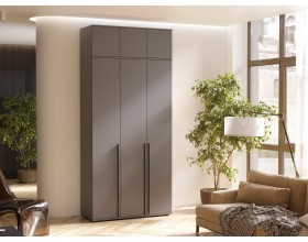 Норд Шкаф 3-створчатый 1200 Графит, Графит