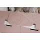 Юниор-4 Кровать 1,8*0,8м Шарли Pink, Дуб Крафт Белый