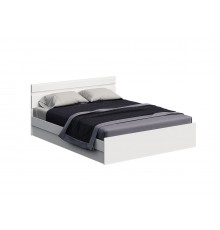 Нэнси New Кровать 1,4м Белый глянец, Белый