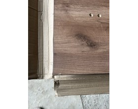 Уценка. Стол ЛОФТ 125 Крафт табачный, Черный