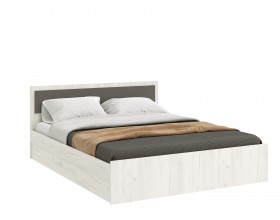 Фиеста NEW Кровать 1,4м Графит, Дуб Крафт Белый