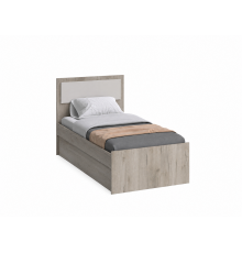 Фиеста NEW Кровать 0,9м Кашемир, Дуб Крафт серый