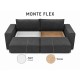 Диван Monte Flex Велюр Графит