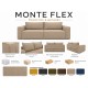 Диван Monte Flex Велюр Бежевый