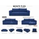 Диван Monte Flex Велюр Синий