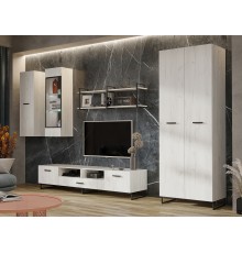 Гостиная Нэнси LOFT компоновка 1 Дуб Крафт Белый