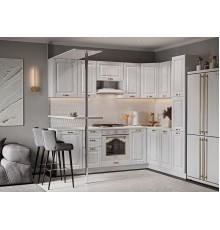 Кухня Престиж 2,5*1,8м Белый матовый, Белый, Антарес