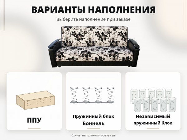 Диван Лидер Цветок