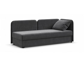 Ирис тахта Велюр Монолит серый