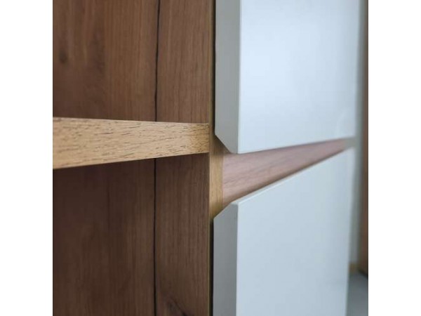 Гостиная "ГРЕТТА" композиция №6 Дуб Крафт золотой - Белый Гостиная "ГРЕТТА" композиция №6 Дуб Крафт золотой - Белый