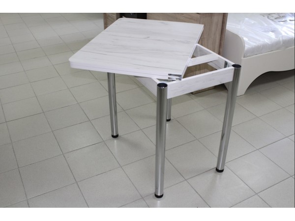 Стол обеденный раскладной 16 мм ПОСТФОРМИНГ 600*800 (1200*800) мм.-013 (ломберный)