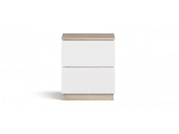 Тумба СИМПЛ NEW Сонома, Белый снег