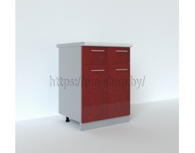Корпус нижний 2 ящика ШН2Я 600