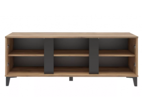 Богемия 463.04 Тумба под ТВ Дуб барокко/Зелёный