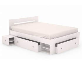 Кровать Стелла 140 Белый 