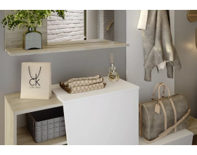 Прихожая Одри Дуб Крафт / Белый