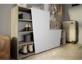 Прихожая Одри Дуб Крафт / Белый