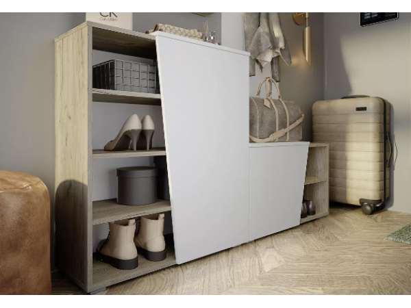 Прихожая Одри Дуб Крафт / Белый