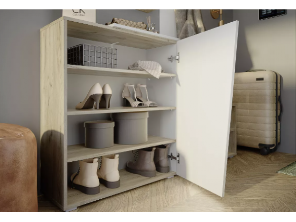 Прихожая Одри Дуб Крафт / Белый