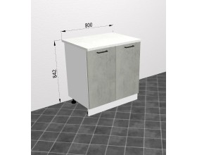 Кухня Дуся шкаф нижний ДС 800