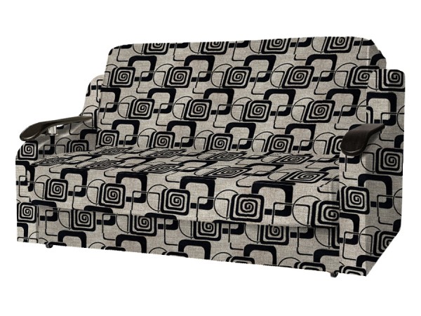 Диван Виктория 140 с декором (рогожка кубики коричневые) Диван Виктория 140 с декором (рогожка кубики коричневые)