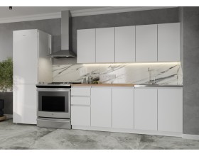 Кухня Мори 2,0 м Белый