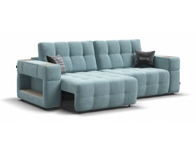 Босс ХО диван Велюр Монолит аква