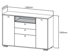 МС Ланс комод К303