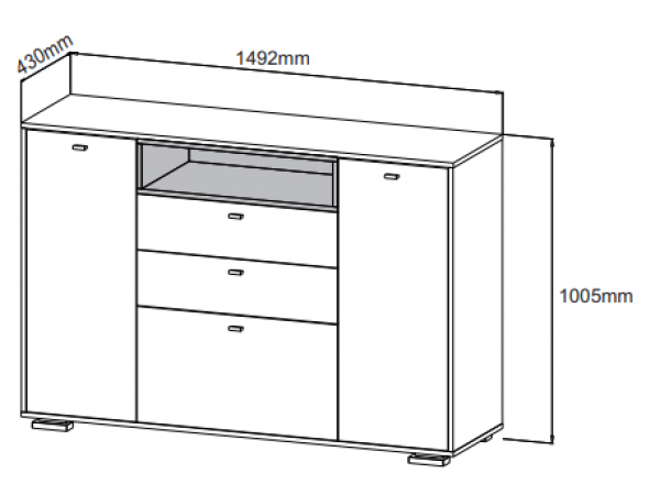 МС Ланс комод К303