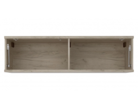 Полка навесная 101см Альянс СТЛ.435.19 Дуб Крафт/Белый глянец