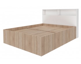 Кровать со спинкой с полками Илга СТЛ.415.03 + СТЛ.415.05