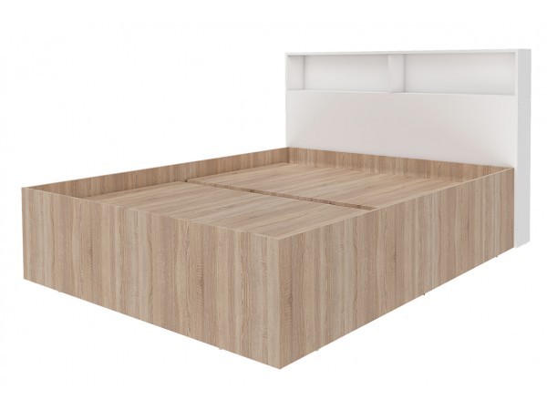 Кровать со спинкой с полками Илга СТЛ.415.03 + СТЛ.415.05