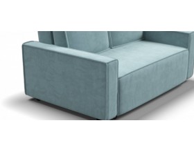 Норд двухместный диван Велюр Монолит аква