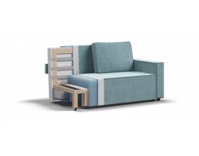 Норд двухместный диван Велюр Монолит аква