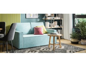 Норд двухместный диван Велюр Монолит аква