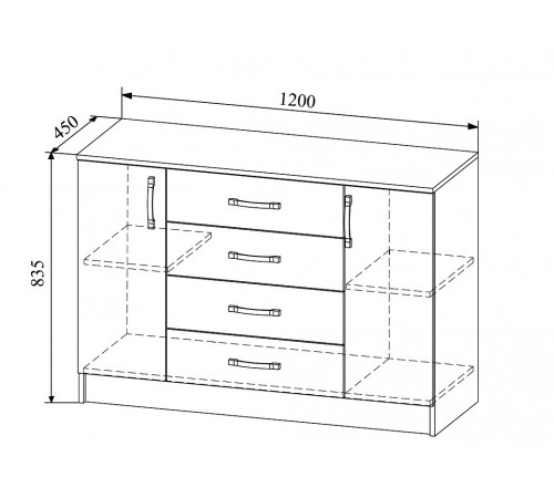 Комод Софи СКМ 1200.1