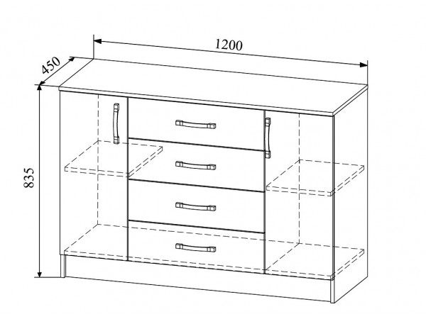 Комод Софи СКМ 1200.1