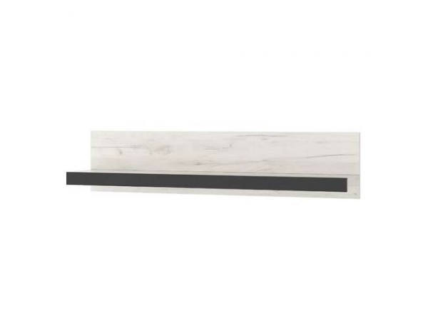 ГРЕТТА Полка навесная 1350 Крафт белый-Антрацит