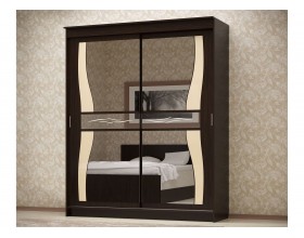 АЛЬЯНС шкаф-купе Стиль 1,8 м венге 